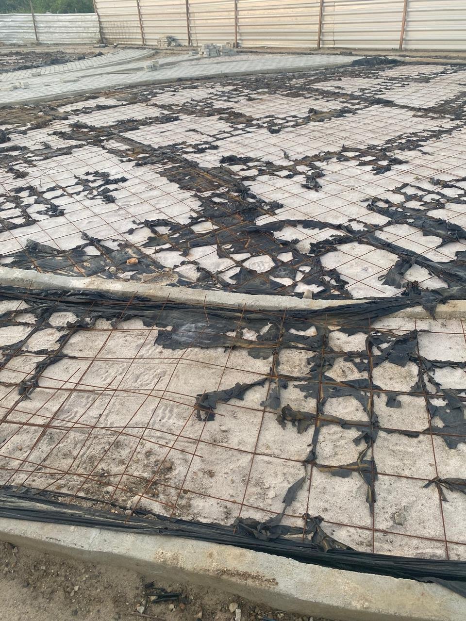 Área de circulação da praça