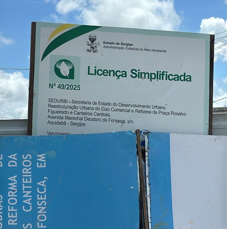 Licença simplificada da obra